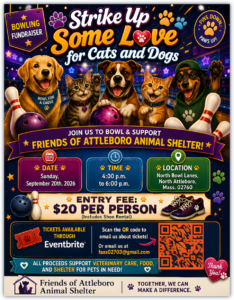 Bowling Fundraiser Sunday, September 20th, 2026 4:00 p.m. to 6:00 p.m.